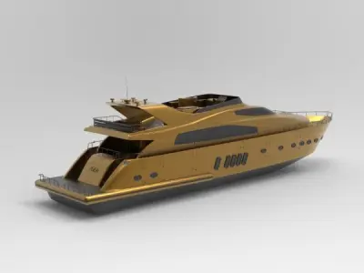 yacht  3D model order