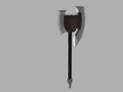 axe low poly Low-poly 3D model get