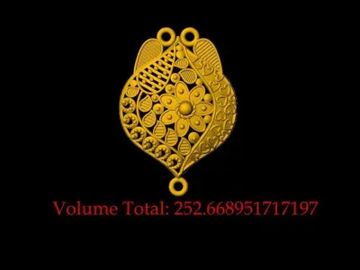 Designer Matt Pendant - 0095  3D print model