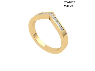 Wedding Ring  3D print model 178