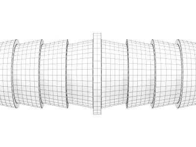 Pipe connector 3D model