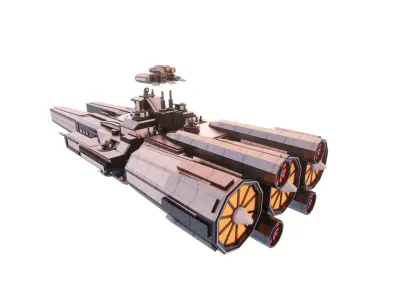 Spaceship-spacecraft-49 3D model