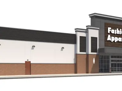 Retail-059 Retail Store 3D model
