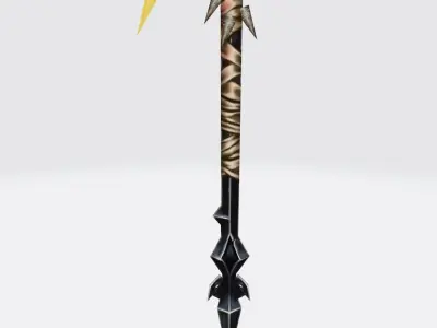 Molten Axe Free low-poly 3D model