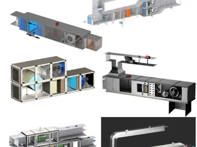 Air Handling Unit Bundle 3D model