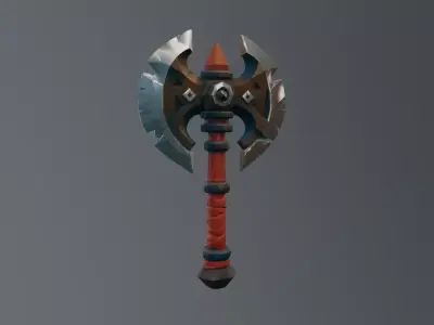 stylized weapons 3D model