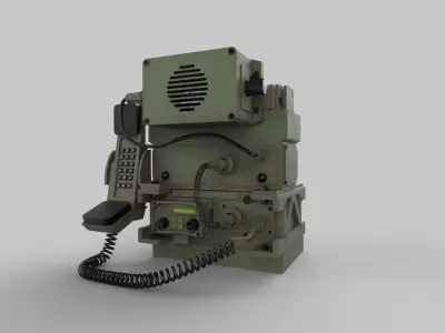 Military Radio 3D model order