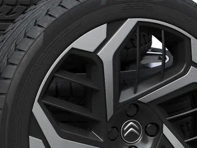 Citroen wheels 3D model