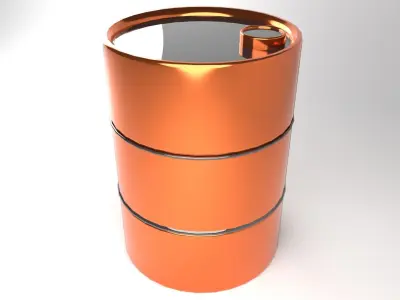 Oil Barrel Free 3D model get