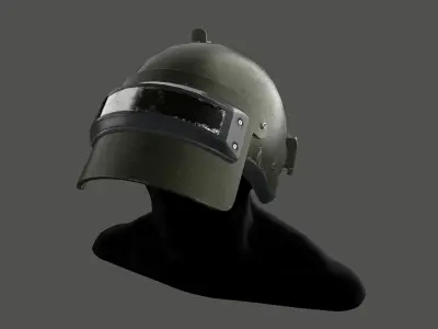 Altyn K6-3  Helmet Low-poly game ready Low-poly 3D model