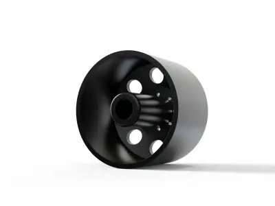 FRONT SPECIALITY FORGED D700 WHEEL 3D MODEL 3D model