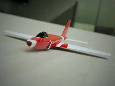 Simple jet concept 3D model