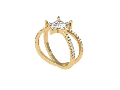 Wedding Ring  3D print model 281