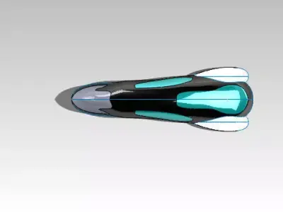 Vehicle body Free 3D model