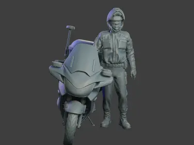 Honda ST 1300 police HSTP1 003 3D print model