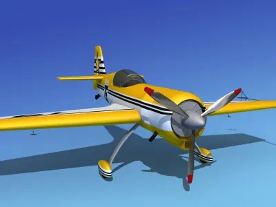 Sukhoi SU-26 Aerobat V04 3D model