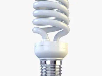 Fluorescent lamp v 1 3D model