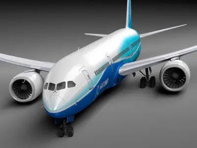 Boeing 787 Dreamliner 3D model purchase