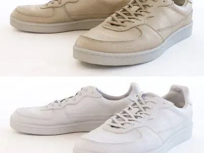 Sneakers three Low-poly 3D model