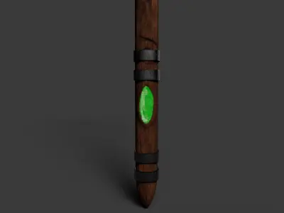 The Sylvan Spear Low-poly 3D model