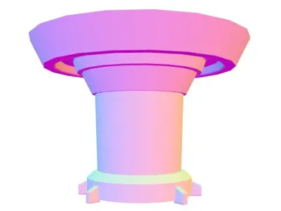 sci-fi test tube 3D model