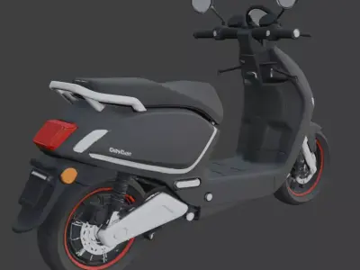 High-Quality 3D Model of Modern Electric Scooter 3D model