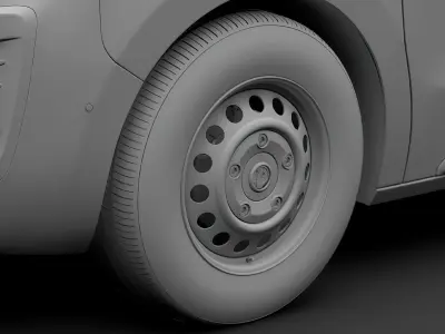 Vuaxhall Vivaro 2019 wheel 3D model