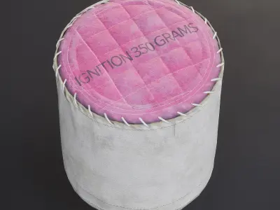 Battleship Powder Bag-Fire Axe-Gun Shell Low-poly 3D model