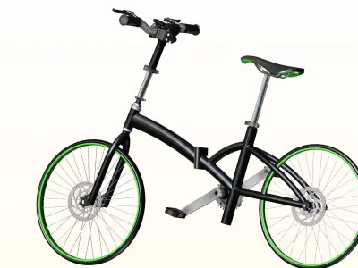 Folding Bicycle 3D model