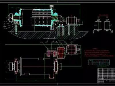 MBY-2445 BALL MILL 3D model