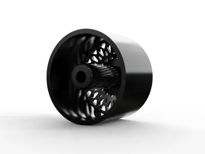 corleone front BUFFALINO DF dually wheel 3D print model 3D print model