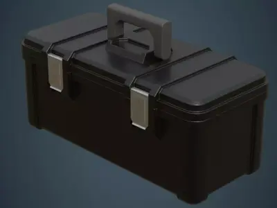 Toolbox 3A Low-poly 3D model
