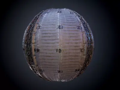 Sci-Fi Military Seamless PBR Texture 27 Texture