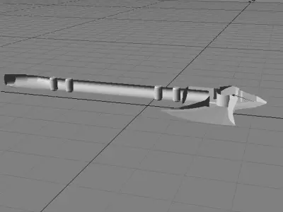 Battle Axe - Arabic Scorpionaxe 3D model