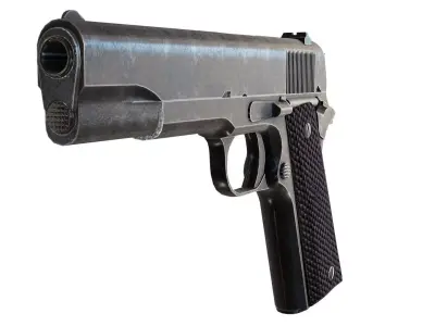 ColtM1911 Pistol Low-poly 3D model