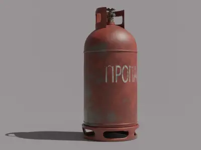 gas cylinder 3D model purchase