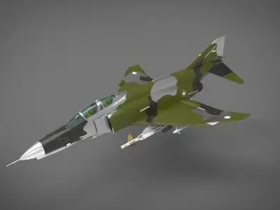 F-4E Phantom II 3D model