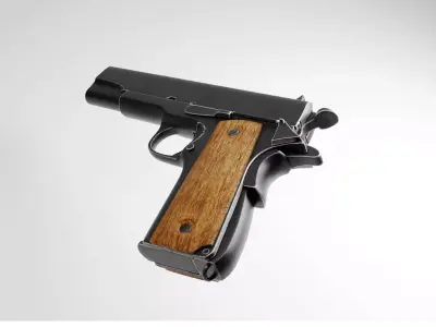 Head gun Low-poly 3D model