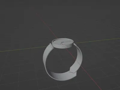 Watch Low-poly 3D model