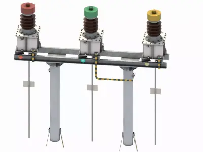 Voltage Transformer 3D model