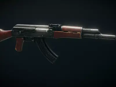 High Quailty AK-47 3D model