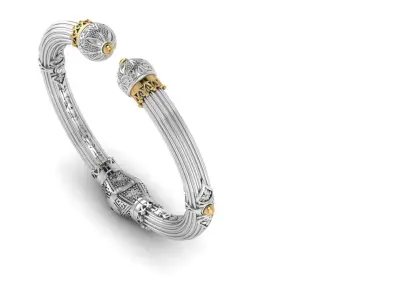 Bracelet with patterns antique bracelet 3D print model 3D print model buy