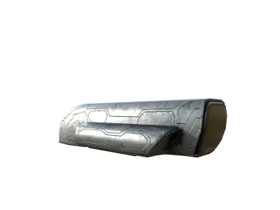 Transport SciFi aircraft  Free 3D model