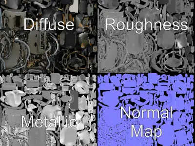 Tactical SWAT Helmet D Model Pack Low-poly 3D model