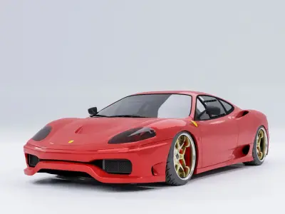 Ferrari 360 speciale concept  Free 3D model