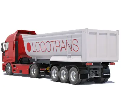 IVECO Stralis Dump Truck 3D model