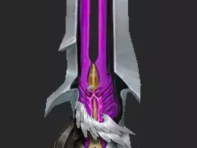 Pack With 30 Fantasy Swords - Part 03 Low-poly 3D model