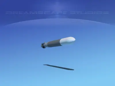 Mark 14 Torpedo Low-poly 3D model