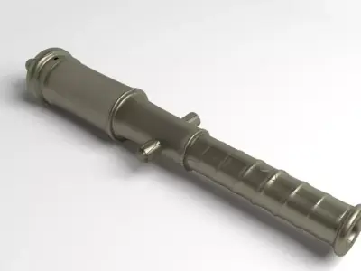 Swivel Cannon 3D model