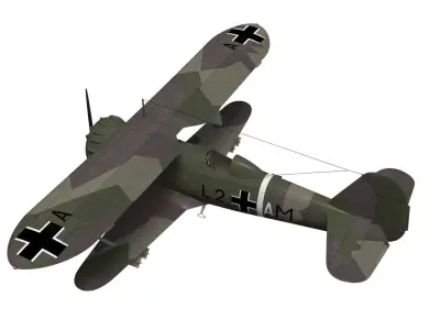 Henschel Hs123 3D model